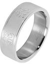 Akzent Unisex-Ring Edelstahl Gr.62 (19.7) 001150062005