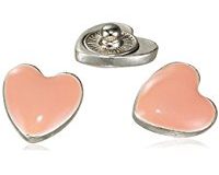 Pilgrim Jewelry Damen-Charm Messing Druckknopf aus der Serie Snap versilbert,flamingo 1 cm 431320008