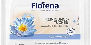 Florena Reinigungst&uuml,cher mit Wasserlilie & Provitamin B5, Vegan, 1er Pack, (1 x 25 St&uuml,ck)