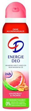 CD Deo Spray Energie &ndash, Zuverl&auml,ssiges Deospray ohne Aluminium f&uuml,r 24 Std Schutz - langanhaltendes Frischegef&uuml