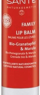 SANTE Naturkosmetik Lipbalm Bio-Granatapfel & Marula, Nat&uuml,rlicher Lippenpflegestift, Macht die Lippen weich & geschmeidig,