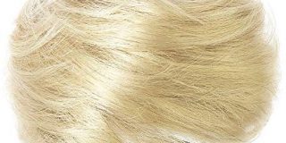American Dream Dutt aus 100% menschlichem Haar - Klein - Farbe 60A Reines aschblond