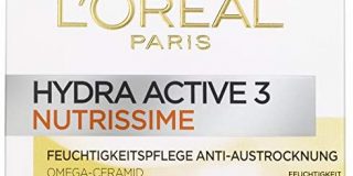 L'Oreal Paris Hydra Active 3 Nutrissime Gesichtscreme, mit Omega-Ceramid f&uuml,r sehr trockene Haut, intensive Pflege, 50 ml