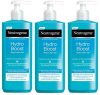 Neutrogena Hydro Boost Body Lotion Gel - Erfrischende und ultra-leichte Body Lotion mit Hyaluron - 3 x 400ml