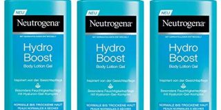 Neutrogena Hydro Boost Body Lotion Gel - Erfrischende und ultra-leichte Body Lotion mit Hyaluron - 3 x 400ml