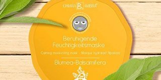 Chiara Ambra beruhigende Feuchtigkeits-Vliesmaske Blumea Balsamifera f&uuml,r die kurze, intensive Anwendung