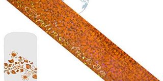 Transferfolie Orange-Camouflage-Hologramm