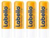 Labello Sun Protect im 4er Pack (4 x 4,8 g), wasserfester Lippenpflegestift mit Sonnenschutz (LSF 30), Lippenpflege ohne Mineral