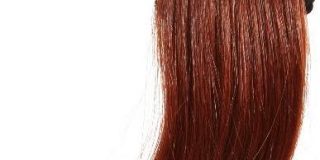 Love Hair Extensions Thermofiber Clip-In-Seitenpony Farbe 35 - Deep Kupfer, 1er Pack (1 x 1 St&uuml,ck)