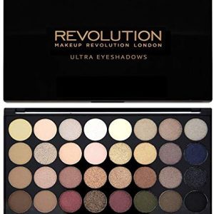 Makeup Revolution Shimmers And Matte Nudes Ultra 32 Eyeshadows Flawless Palette