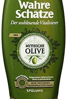 Garnier Wahre Sch&auml,tze Sp&uuml,lung, Mythische Olive, n&auml,hrt und regeneriert sehr trockenes, beanspruchtes Haar, ohne Pa