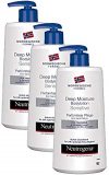 Neutrogena Norwegische Formel Deep Moisture Bodylotion Sensitive a?? Parf&uuml,mfreie Pflege (3 x 400 ml)