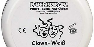 Eulenspiegel Profi-Schminkfarben GmbH Schminke Clown-wei&szlig, (1 x 50 ml)