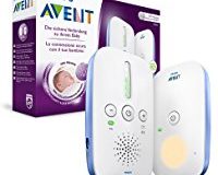 Philips Avent SCD501-00 Audio-Babyphone mit DECT-Technologie, Nachtlicht, Ger&auml,uschpegelanzeige, wei&szlig,-blau