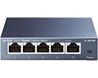 TP-Link TL-SG105 5-Port Gigabit Netzwerk Switch blau
